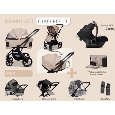 Moon CIAO FOLD kombi set - SAND Moon CIAO FOLD kombi set - SAND