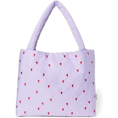 Studio Noos Puffy MOM BAG Purple Hearts Studio Noos Puffy MOM BAG Purple Hearts