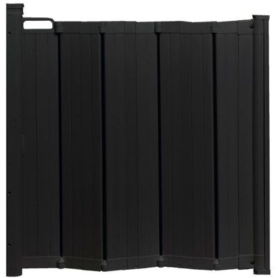 Baby Dan Zábrana Babydan Guard Me Black lamelová 55-89cm samoskládací Baby Dan Zábrana Babydan Guard Me Black lamelová 55-89cm samoskládací