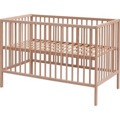 Scarlett Dětská postýlka vyndávací příčky Glera ECO (buk) přírodní 120x60cm Scarlett Dětská postýlka vyndávací příčky Glera ECO (buk) přírodní 120x60cm