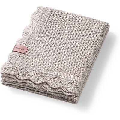 BABYONO Deka pletená bambusová 75 x 100 cm - Beige BABYONO Deka pletená bambusová 75 x 100 cm - Beige