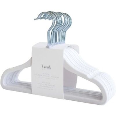 3 SPROUTS Ramínka Velvet 15 ks White 3 SPROUTS Ramínka Velvet 15 ks White
