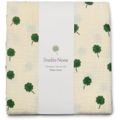 Studio Noos Zavinovačka Print Large White Clover Studio Noos Zavinovačka Print Large White Clover