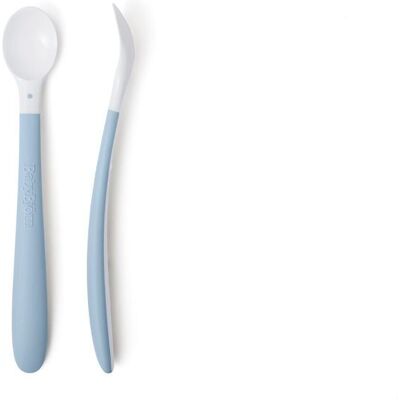 Babybjörn Powder Blue Kojenecká lžíce - Baby feeding spoon Babybjörn Powder Blue Kojenecká lžíce - Baby feeding spoon
