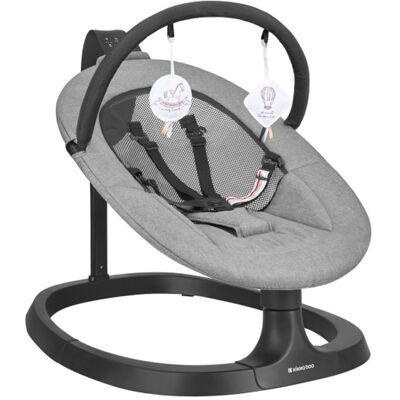 KikkaBoo Houpací lehátko elektrické Zazu Grey KikkaBoo Houpací lehátko elektrické Zazu Grey