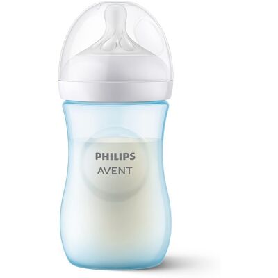 Philips Avent Natural Response dětská láhev - Modrá 260 ml Philips Avent Natural Response dětská láhev - Modrá 260 ml