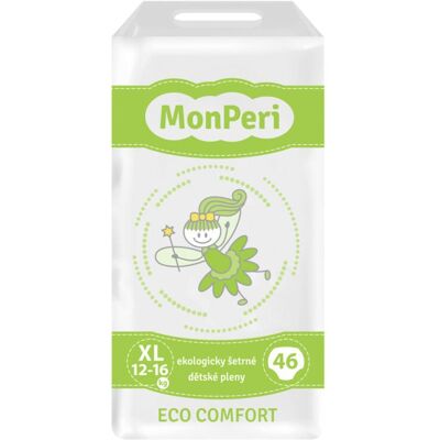 MonPeri Eco Comfort XL 12–16 kg - 46ks EKO Jednorázové dětské plenky (velikost 5) MonPeri Eco Comfort XL 12–16 kg - 46ks EKO Jednorázové dětské plenky (velikost 5)