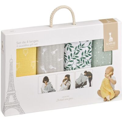 Vulli Set 4 barevných plen 70x70 cm Vulli Set 4 barevných plen 70x70 cm