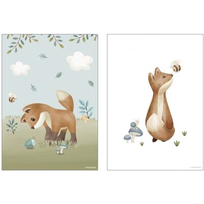 Little Dutch Plakát A3 Forest Friends Little Dutch Plakát A3 Forest Friends