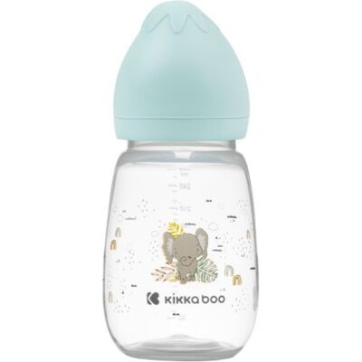 KikkaBoo Kojenecká láhev 260ml 3m+ Savanna Mint KikkaBoo Kojenecká láhev 260ml 3m+ Savanna Mint
