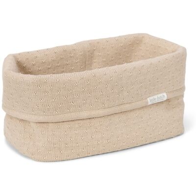 Little Dutch Košík pletený velký Pure Soft Beige Little Dutch Košík pletený velký Pure Soft Beige