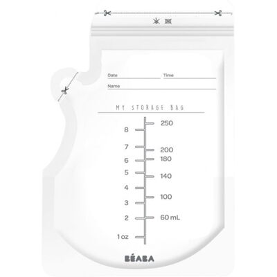 Beaba Sáčky na mateřské mléko 250 ml 50 ks Beaba Sáčky na mateřské mléko 250 ml 50 ks