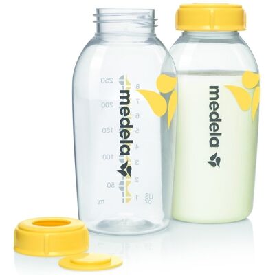 Medela Kojenecké lahve - 2x250 ml - Láhve na mateřské mléko Medela Kojenecké lahve - 2x250 ml - Láhve na mateřské mléko