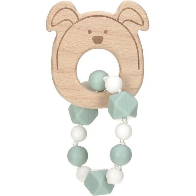 Lässig Teether Bracelet Wood/Silicone - Little Chums dog Lässig Teether Bracelet Wood/Silicone - Little Chums dog