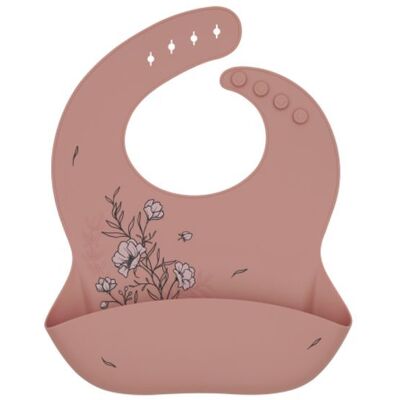 KikkaBoo Bryndák s kapsou Platinum Silicone Flora Blush KikkaBoo Bryndák s kapsou Platinum Silicone Flora Blush