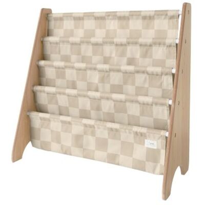3 SPROUTS Stojan na knížky Recycled Checkerboard/Beige 3 SPROUTS Stojan na knížky Recycled Checkerboard/Beige
