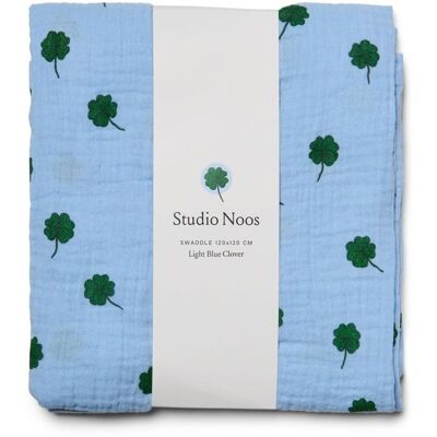 Studio Noos Studio Zavinovačka Print Large Light Blue Clover Studio Noos Studio Zavinovačka Print Large Light Blue Clover