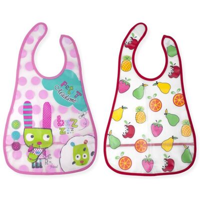 Interbaby Bryndák omyvatelný 2ks VELKRO 42x44 Madame Interbaby Bryndák omyvatelný 2ks VELKRO 42x44 Madame