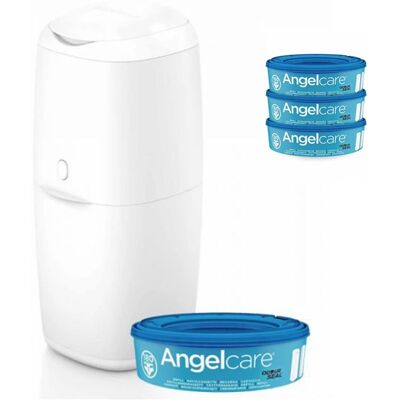 Angelcare Koš na pleny Classic + 1 kazeta + náhradní kazety 3 ks Angelcare Koš na pleny Classic + 1 kazeta + náhradní kazety 3 ks