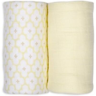 LODGER Swaddler Solid Matcha 2balení 110 x 110 cm Butter LODGER Swaddler Solid Matcha 2balení 110 x 110 cm Butter