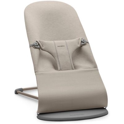 BABYBJÖRN BABYBJORN Babybjorn lehátko Bliss Sand Grey 3D Jersey BABYBJÖRN BABYBJORN Babybjorn lehátko Bliss Sand Grey 3D Jersey