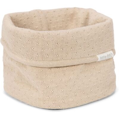 Little Dutch Košík pletený malý Pure Soft Beige Little Dutch Košík pletený malý Pure Soft Beige
