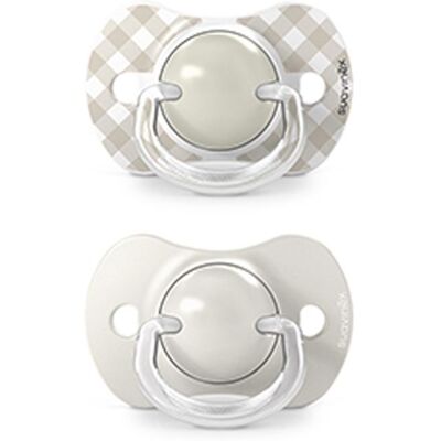 Suavinéx Suavinex Dudlík SX PRO fyziologický WILD & FREE 0/6m 2 ks - krémový Suavinéx Suavinex Dudlík SX PRO fyziologický WILD & FREE 0/6m 2 ks - krémový