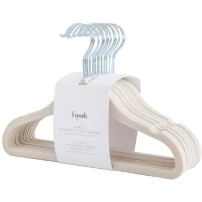 3 SPROUTS Ramínka Velvet 15 ks Beige 3 SPROUTS Ramínka Velvet 15 ks Beige