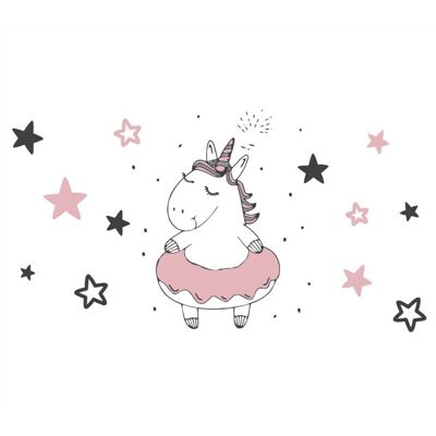 ZOPA Vanička 84cm se zátkou - Unicorn - Grey/Pink ZOPA Vanička 84cm se zátkou - Unicorn - Grey/Pink