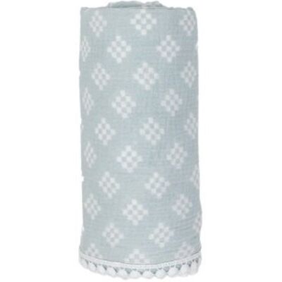 LODGER Swaddler Tribe Muslin Ice Flow LODGER Swaddler Tribe Muslin Ice Flow