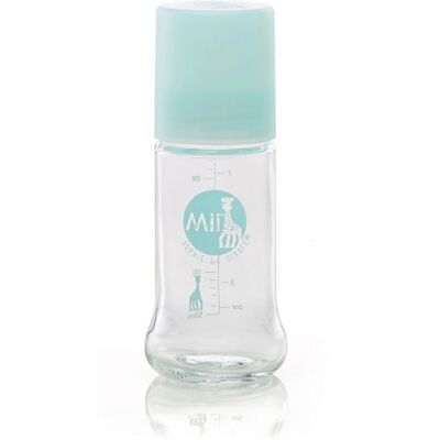 Vulli Mii Sophie la girafe kojenecká láhev 230ml - skleněná Vulli Mii Sophie la girafe kojenecká láhev 230ml - skleněná