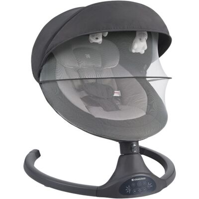 KikkaBoo Houpací lehátko elektrické Codie Dark Grey KikkaBoo Houpací lehátko elektrické Codie Dark Grey