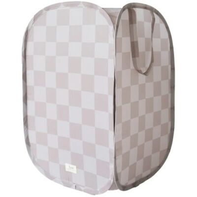 3 SPROUTS Skládací úložný koš Recycled Checkerboard Beige 3 SPROUTS Skládací úložný koš Recycled Checkerboard Beige