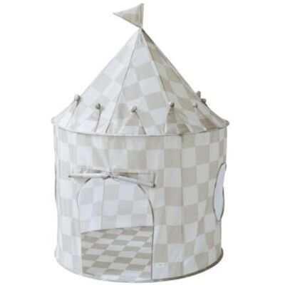 3 SPROUTS Dětský Stan Recycled Checkerboard/Beige 3 SPROUTS Dětský Stan Recycled Checkerboard/Beige
