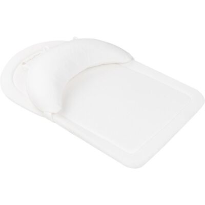 KikkaBoo Hrací deka pro hru na bříšku z paměťové pěny Airknit White KikkaBoo Hrací deka pro hru na bříšku z paměťové pěny Airknit White
