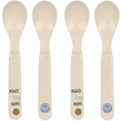 Happy Rascals Modrá obloha BPA Free 4 lžičky - Lžičky Happy Rascals Modrá obloha BPA Free 4 lžičky - Lžičky