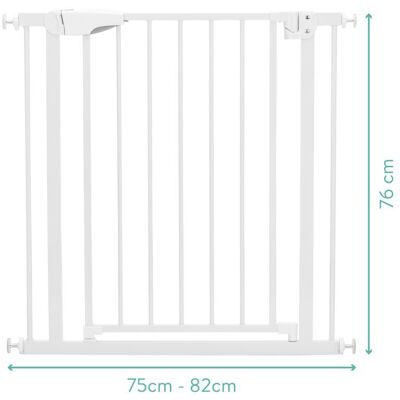 Fillikid Zábrana do dveří Auto-Close 75 - 82 cm, kovová, white Fillikid Zábrana do dveří Auto-Close 75 - 82 cm, kovová, white
