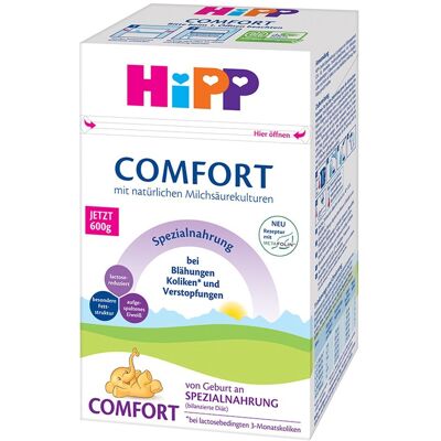 Hipp Comfort Speciální jídlo - 600g kojenecká výživa pro trávení Hipp Comfort Speciální jídlo - 600g kojenecká výživa pro trávení