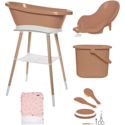 Bebe-Jou Digitální koupací sada Bébé-jou Sense Plus Copper 7 dílná s osuškou Bebe-Jou Digitální koupací sada Bébé-jou Sense Plus Copper 7 dílná s osuškou