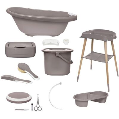 Bebe-Jou Digitální koupací sada Bébé-jou Sense Plus 8 dílná Chalk Brown Bebe-Jou Digitální koupací sada Bébé-jou Sense Plus 8 dílná Chalk Brown