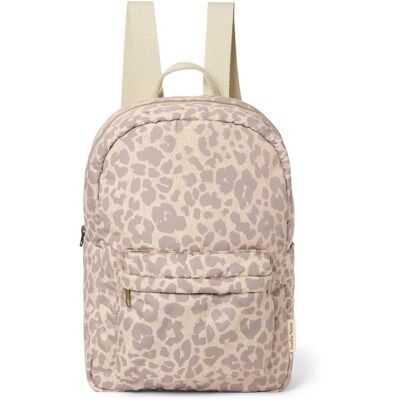 Studio Noos Puffy Midi BACKPACK batůžek s přední kapsou Cream Leopard Studio Noos Puffy Midi BACKPACK batůžek s přední kapsou Cream Leopard