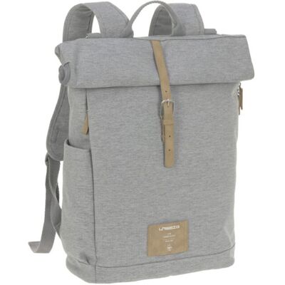 Lässig FAMILY Green Label Rolltop Backpack grey mélange - Limited Edition Lässig FAMILY Green Label Rolltop Backpack grey mélange - Limited Edition