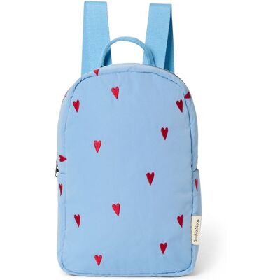 Studio Noos Puffy Mini BACKPACK batůžek Light Blue Hearts Studio Noos Puffy Mini BACKPACK batůžek Light Blue Hearts