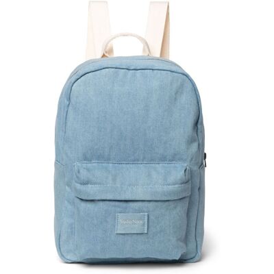 Studio Noos Denim Midi batůžek s přední kapsou Blue Studio Noos Denim Midi batůžek s přední kapsou Blue