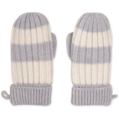 LODGER Rukavice Stripe Merino Storm vel. 1 - 2 roky LODGER Rukavice Stripe Merino Storm vel. 1 - 2 roky