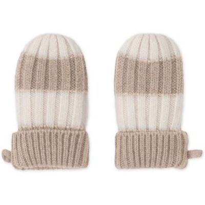 LODGER Rukavice Stripe Merino Beige vel. 0 - 12 měsíců LODGER Rukavice Stripe Merino Beige vel. 0 - 12 měsíců