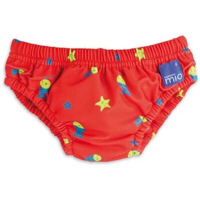 Mitac Bambino Mio Kojenecké plavky Fish - Red vel.S Mitac Bambino Mio Kojenecké plavky Fish - Red vel.S