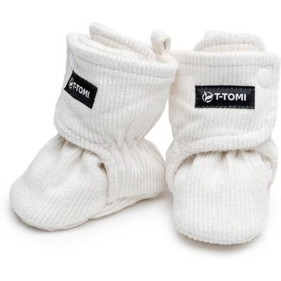 T-Tomi Zateplené capáčky Cream - 3-6 měsíců T-Tomi Zateplené capáčky Cream - 3-6 měsíců