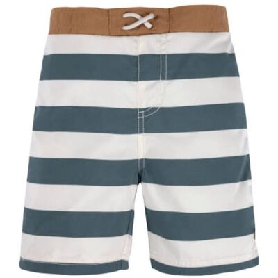 Lässig Splash Board Shorts block stripes milky/blue - 7-12m Lässig Splash Board Shorts block stripes milky/blue - 7-12m