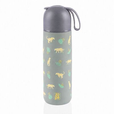 ZOPA Termoska na tekutiny se silikonovým držákem 400ml - Wild Gepard ZOPA Termoska na tekutiny se silikonovým držákem 400ml - Wild Gepard
